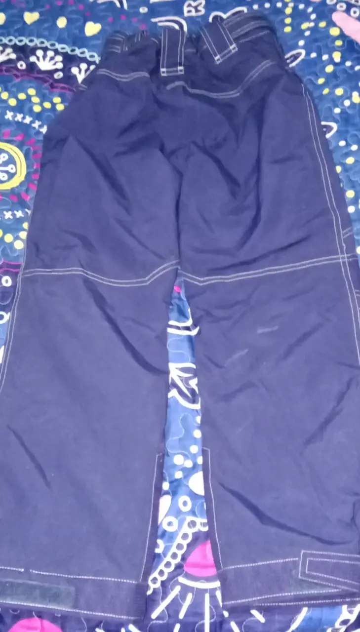Pantalones de nieve azul con costuras reforzadas - 2