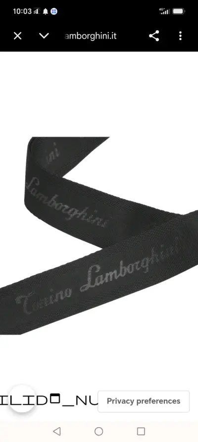 Bolso de cuero marca de lujo Tonino Lamborghini - miniatura 5