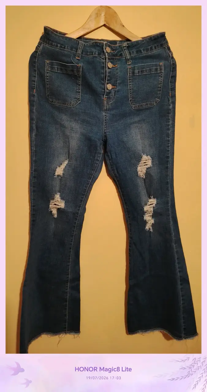 Lote de jeans pitillo desgastados para mujer - 3
