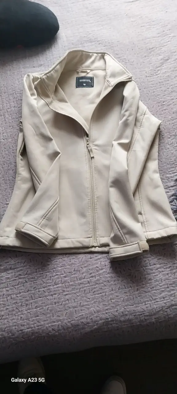 Chaqueta Boulevard beige con cierre - 2