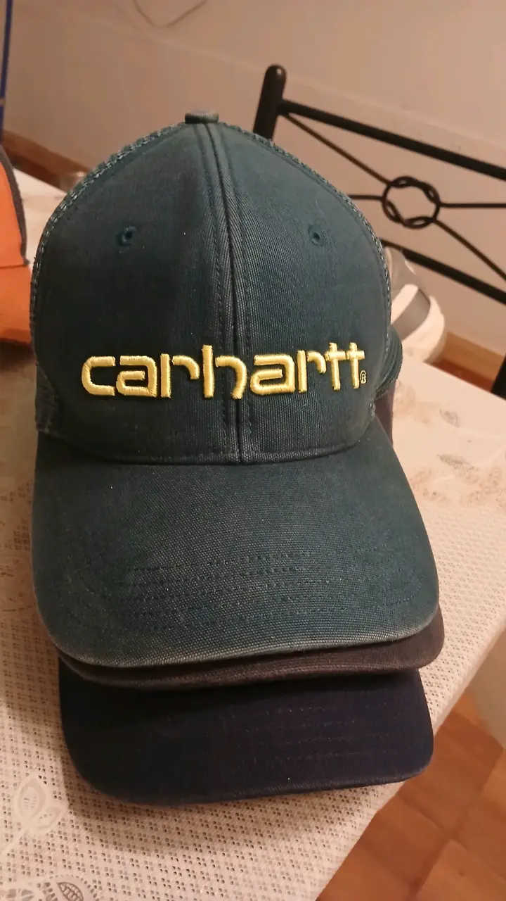 Gorra Carhartt verde con logo bordado - 3