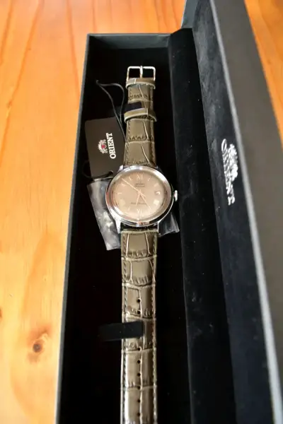 Reloj Orient Automático Clásico Oliva - miniatura 4