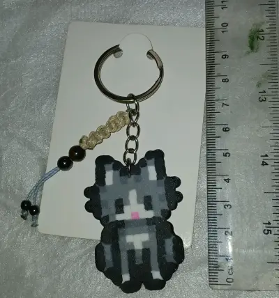 Llavero pixel art gato/ Stardew Valley - miniatura 4