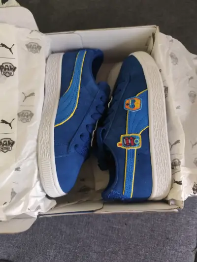 Zapatillas infantiles azules Puma Paw Patrol - miniatura 2