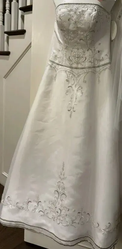 Vestido de novia Oley Gowns Cassini Collection blanco - 3