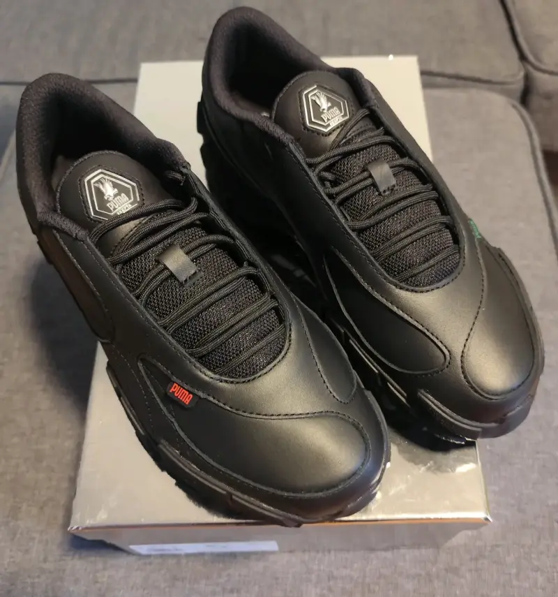 Zapatillas deportivas negras Puma unixex - 1