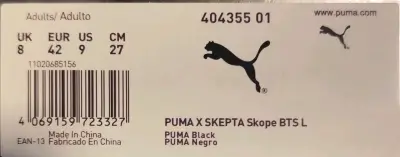 Zapatillas deportivas negras Puma unixex - miniatura 3