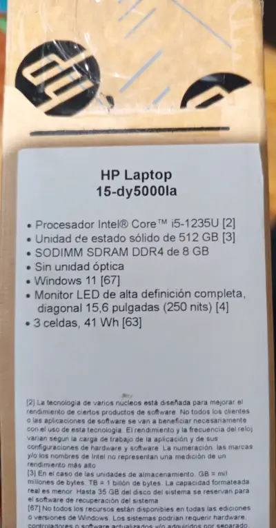 Laptop HP con Intel Core i5 - miniatura 4