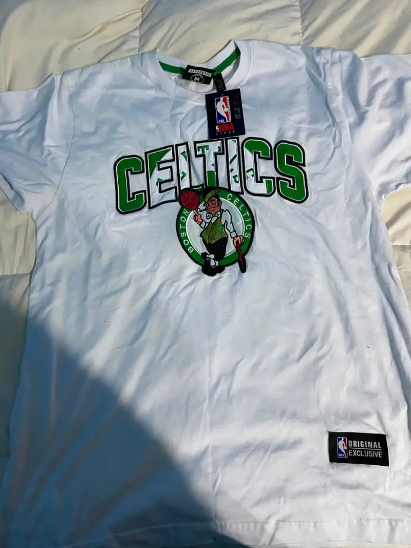 Polera NBA Boston Celtics blanca original - 1