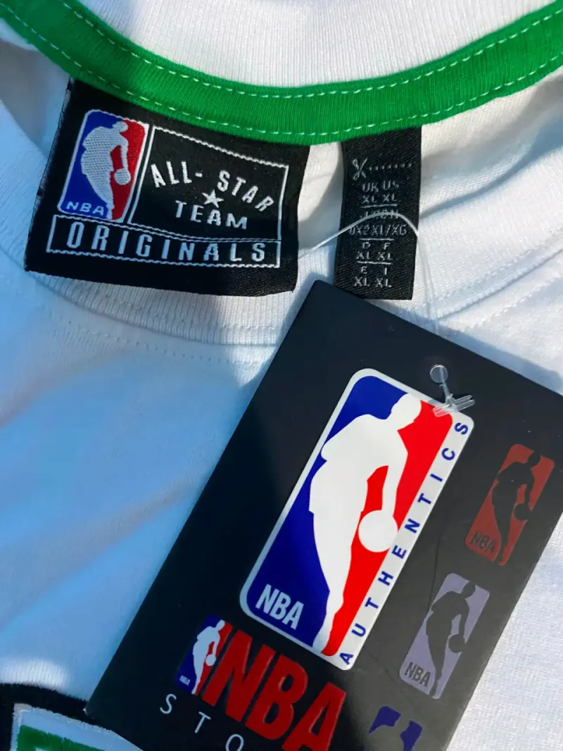 Polera NBA Boston Celtics blanca original - 2