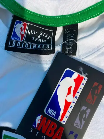 Polera NBA Boston Celtics blanca original - miniatura 2