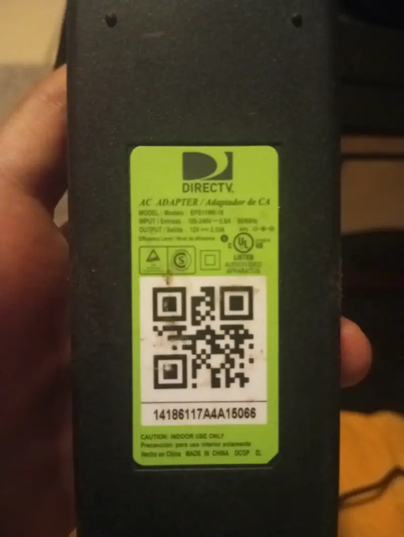 Cargador Transformador 12V 2.33A DirecTV (Decodifi - 1