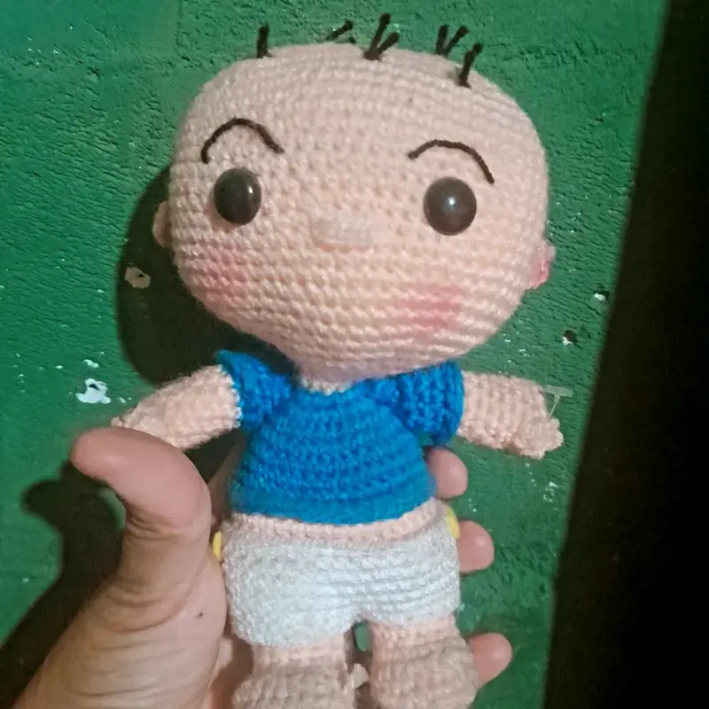 Muñeca de crochet hecha a mano - 3