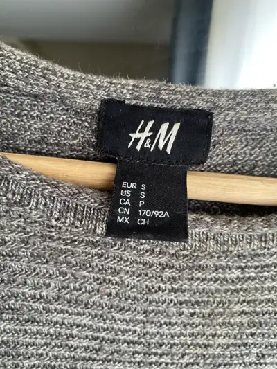 Suéter gris H&M para hombre - miniatura 2