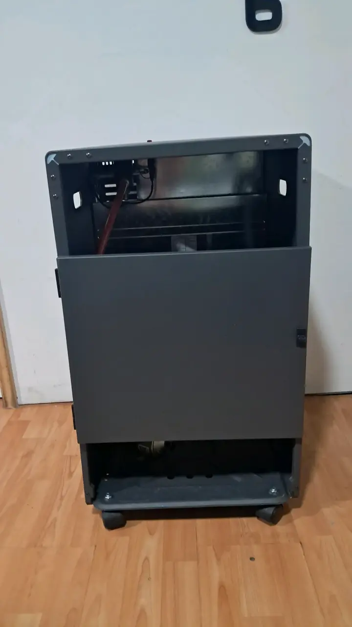 Estufa a gas Recco portátil con ruedas - 4