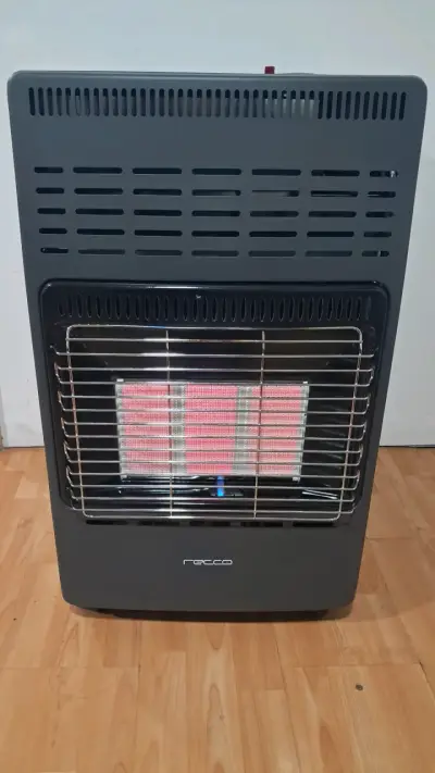 Estufa a gas Recco portátil con ruedas - miniatura 6