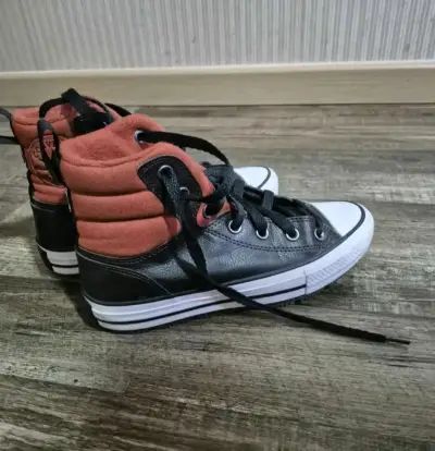 Zapatillas deportivas de cuero con diseño de serpiente - miniatura 3