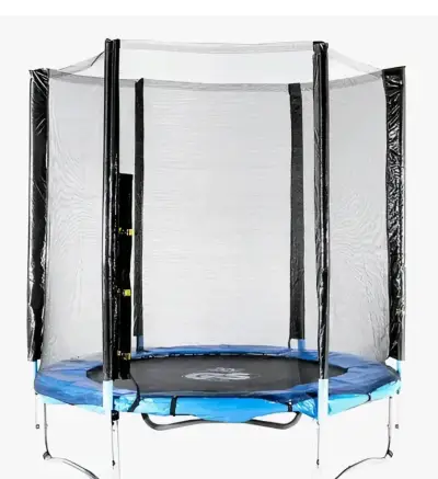 Trampolín con red de seguridad para niños - miniatura 1