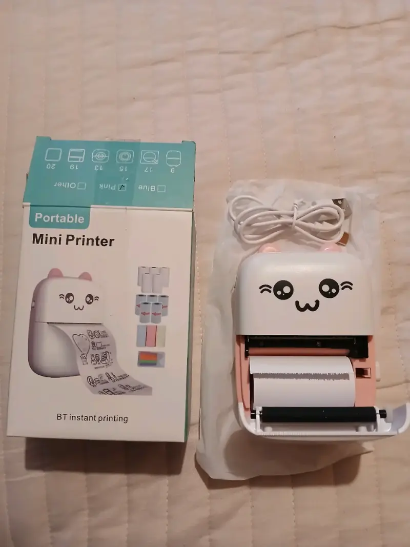 Impresora portátil mini con Bluetooth - 2