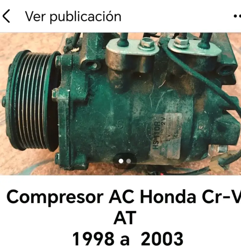 Compresor aire acondicionado Honda CR-V 1998-200 - 2