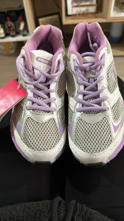 Zapatillas deportivas Pow blancas y lilas para muj - miniatura 1