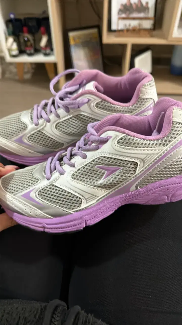Zapatillas deportivas Pow blancas y lilas para muj - 2