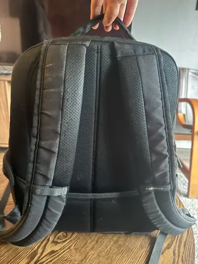 Mochila negra Head con múltiples compartimentos - miniatura 3