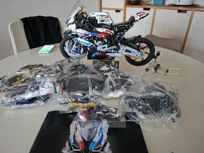 Set de construcción de motocicleta BMW de bloques - 1