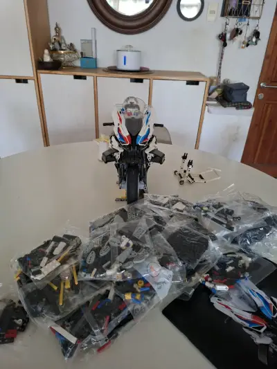 Set de construcción de motocicleta BMW de bloques - miniatura 2