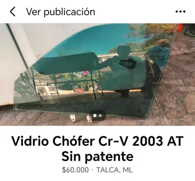 Vidrio del conductor para Honda CR-V 2003 - miniatura 1