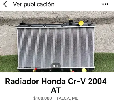Radiador para Honda CR-V 2004 AT - miniatura 1