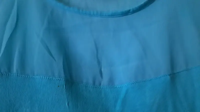 Vestido celeste de mujer en buen estado - 1