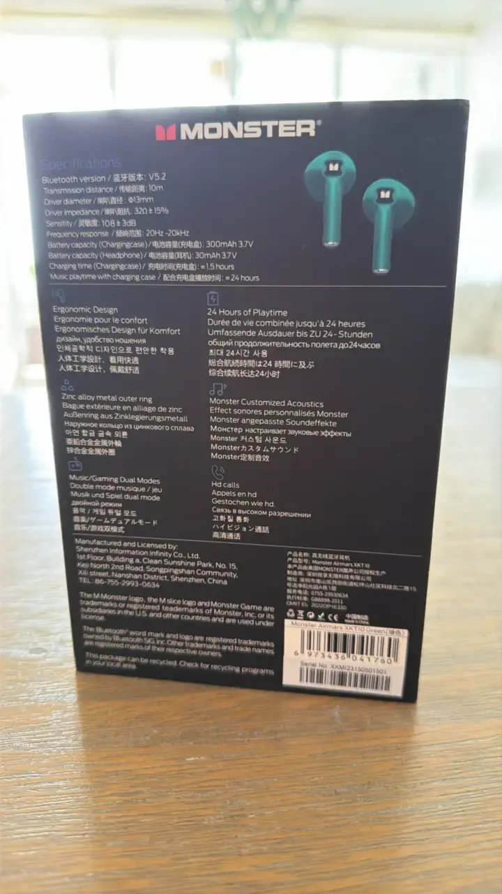Audífonos inalámbricos Monster Airmars XKT10 - 2