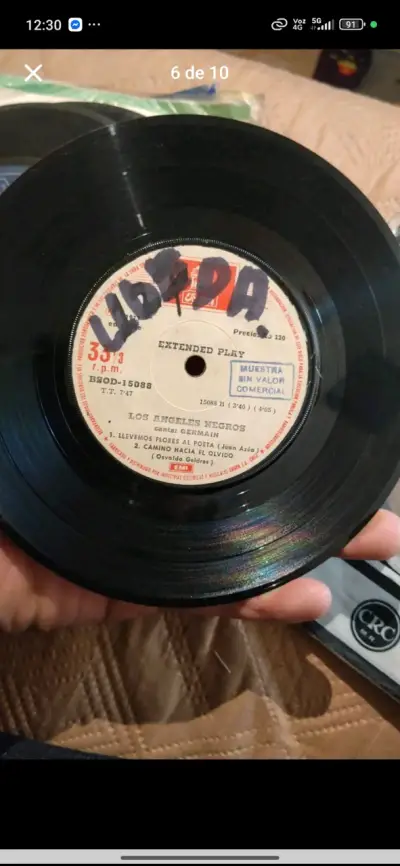 Vinilo Angeles negros, los galos, Leo dan - miniatura 1