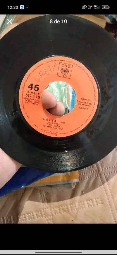 Vinilo Angeles negros, los galos, Leo dan - miniatura 4