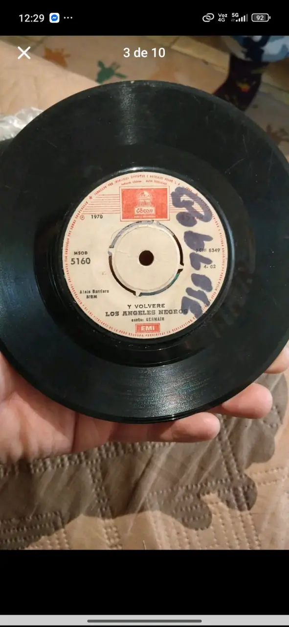 Vinilo Angeles negros, los galos, Leo dan - 6