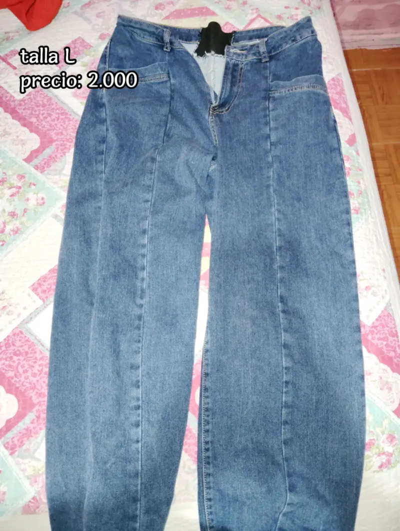 Jeans de mezclilla azul