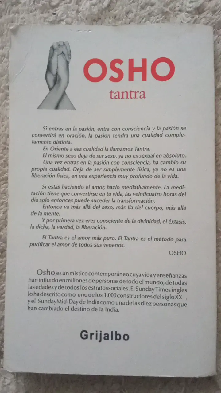 Libro 'Tantra: Energía y Éxtasis' de Osho - 2