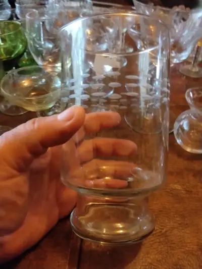 Frasco de cristal yungay tallado a mano - miniatura 3