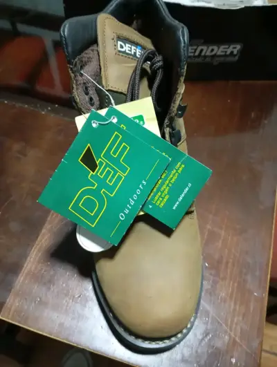 Botas de cuero marrón para hombre con suela antideslizante - miniatura 2