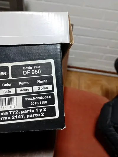 Botas de cuero marrón para hombre con suela antideslizante - miniatura 6