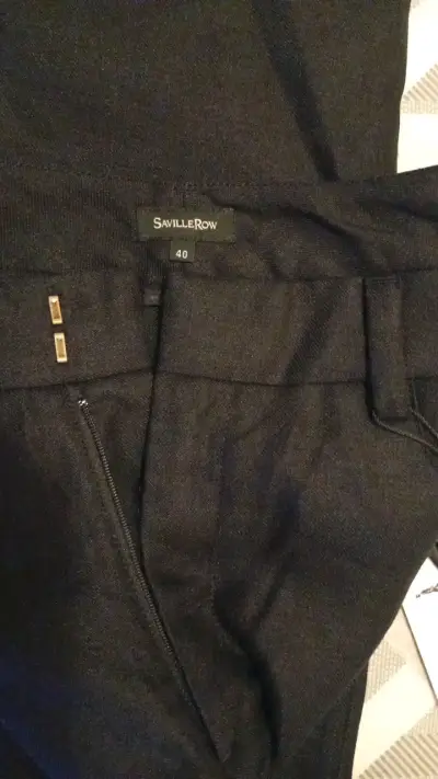Pantalones negros Saville Row talla 40 - miniatura 2