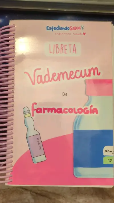 Libreta Vademécum de Farmacología para Estudiantes - miniatura 1
