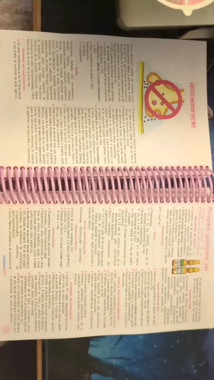 Libreta Vademécum de Farmacología para Estudiantes - 2
