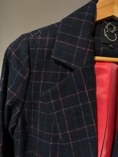Abrigo a cuadros talla 36 - miniatura 2