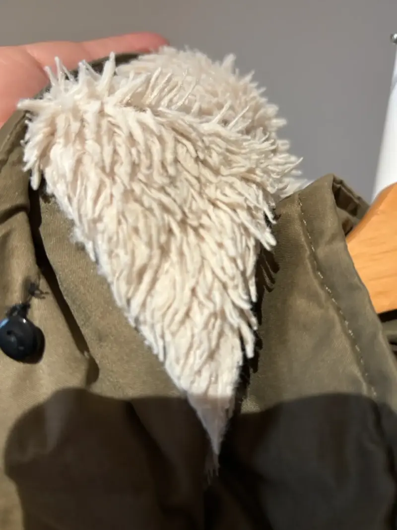 Parka mangas cuero sintét - 3