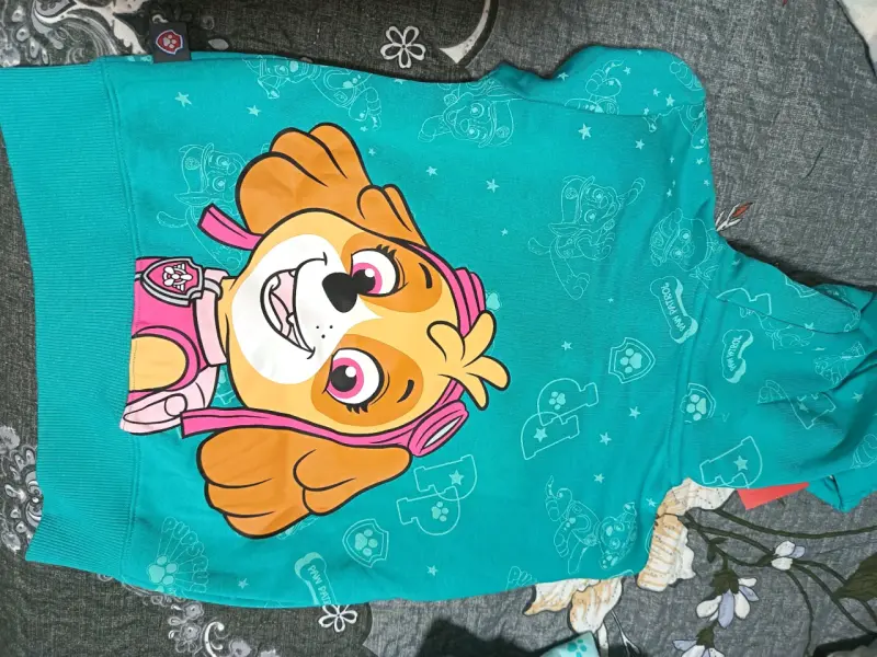 Polerón infantil Paw Patrol color turquesa - 2