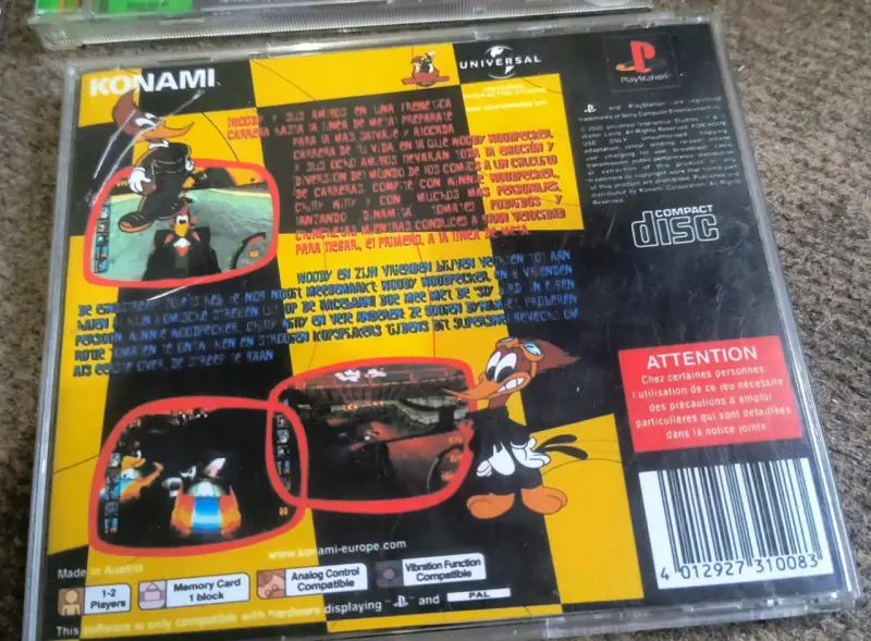 Juego PlayStation Woody Woodpecker Racing - 3