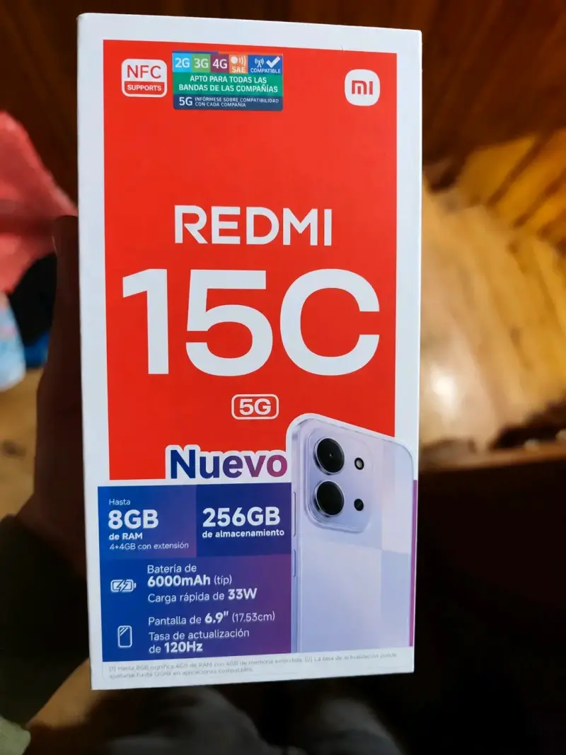 Smartphone Xiaomi Redmi 15C 5G 256GB Nuevo
