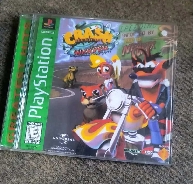 Juego Crash Bandicoot Warped para PlayStation